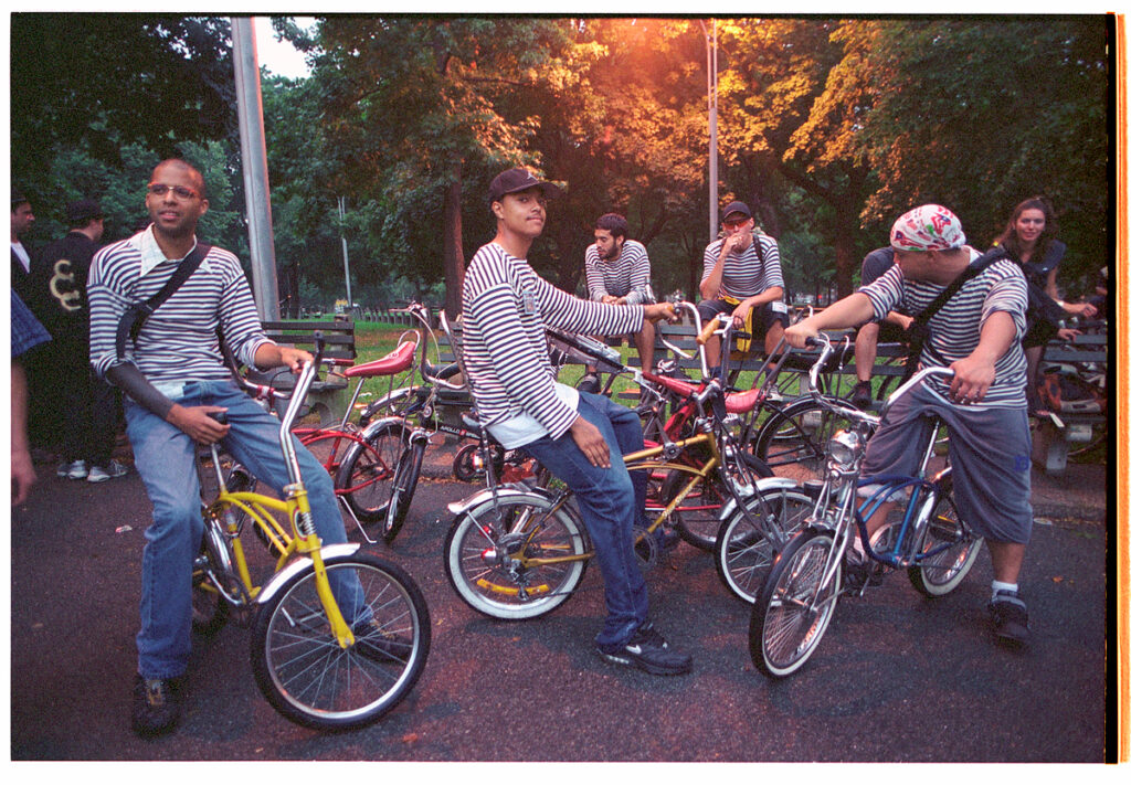 Photograph of Bicycle Gang