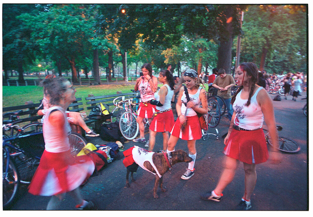 Photograph of Bicycle Gang