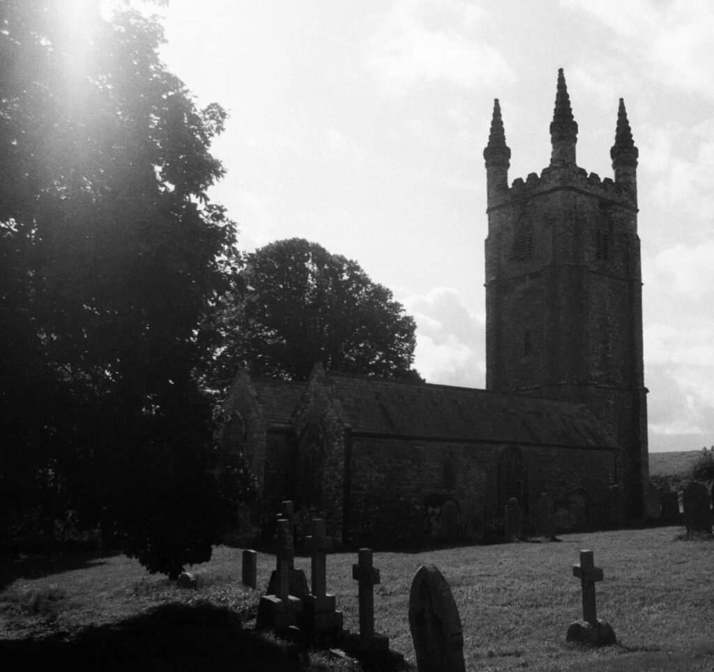 Church in a churchyard