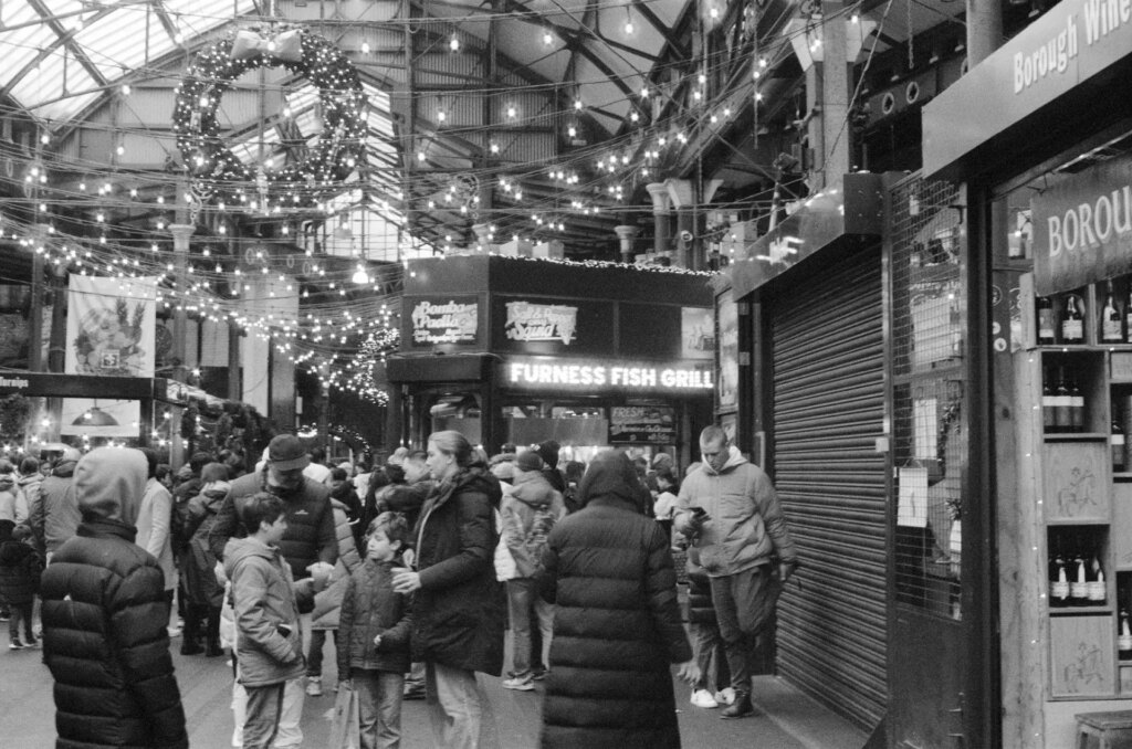 Busy in Borough Market