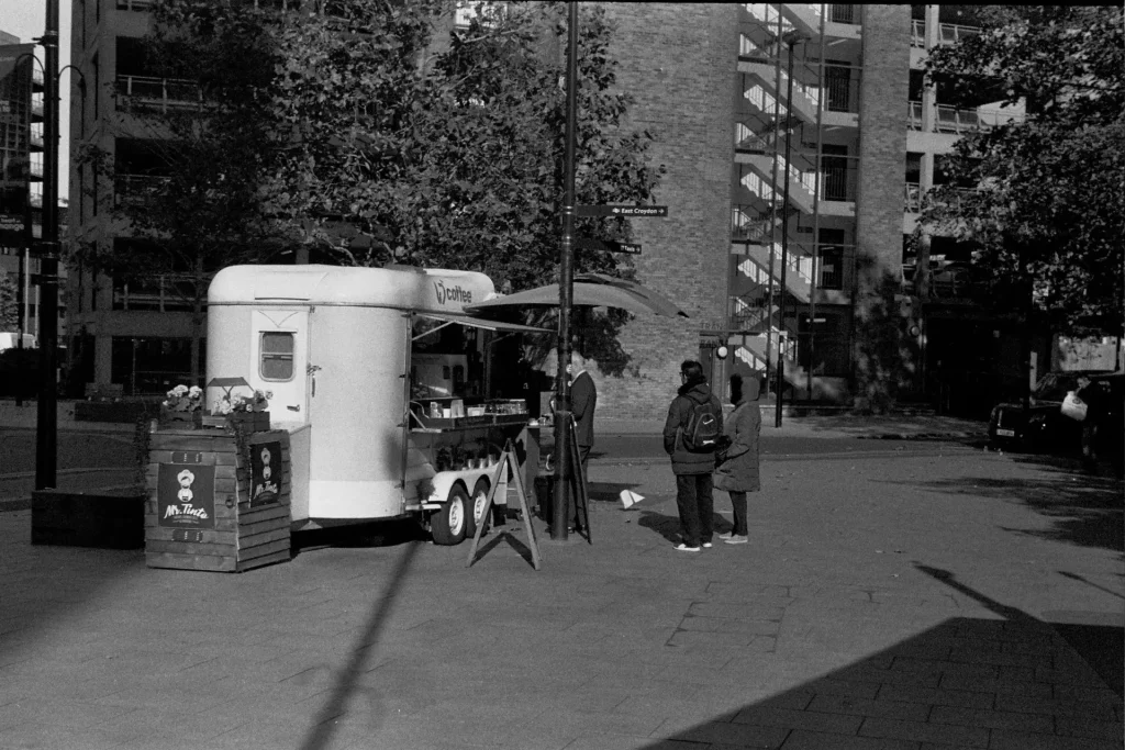 Coffee Van Queue - Croydon