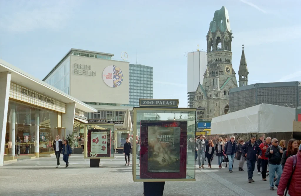 Zoo Palast, Bikini-Haus and Gedächtniskirche at Breitscheidplatz