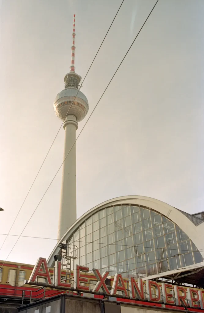 TV Tower, a showcase of the power of the GDR at that time. When completed, it was the second highest TV tower in the world. 