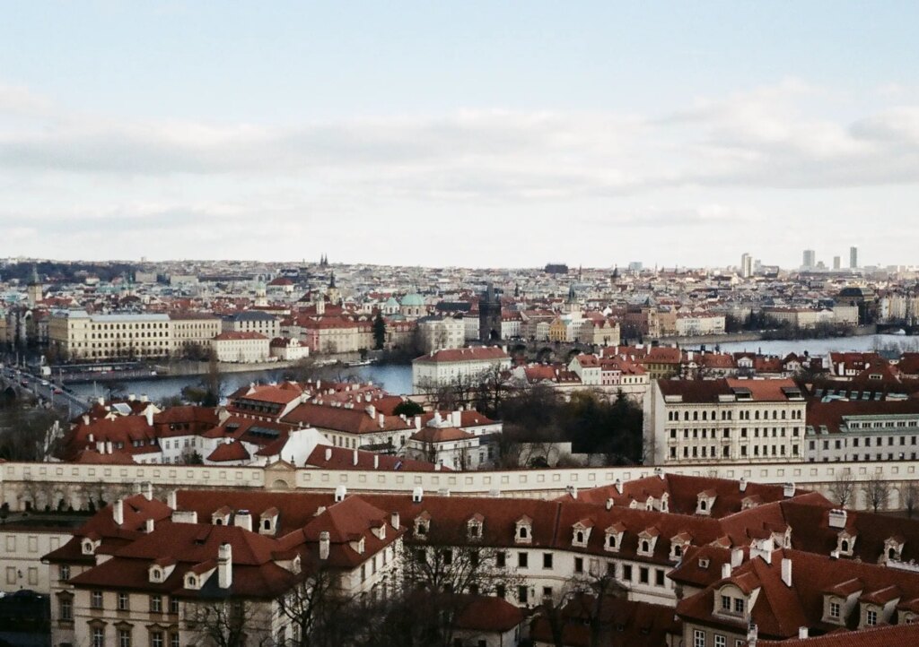 Prague city view with the Olympus Pen EE-3