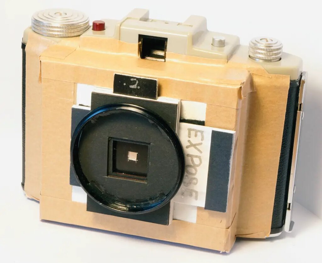 Camera body as used when in pinhole form.