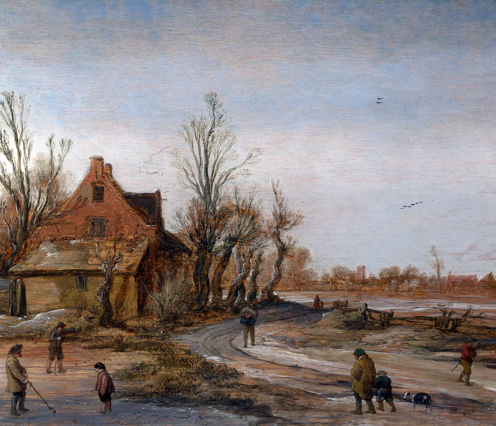 landscape painting from the Dutch Golden Age