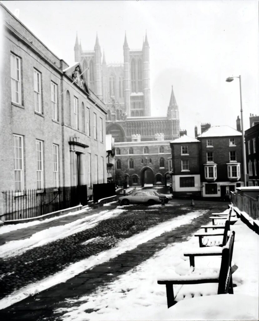 Pinhole image in Lincoln, UK.