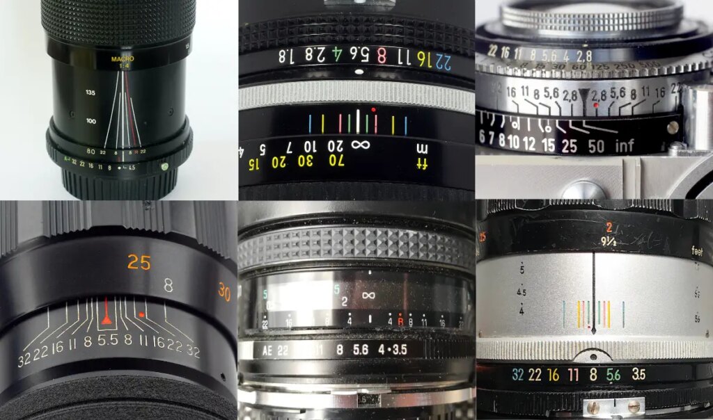 IR index for clockwise for various lenses :- 80-200:85mm:50mm:300mm:17mm:55micro