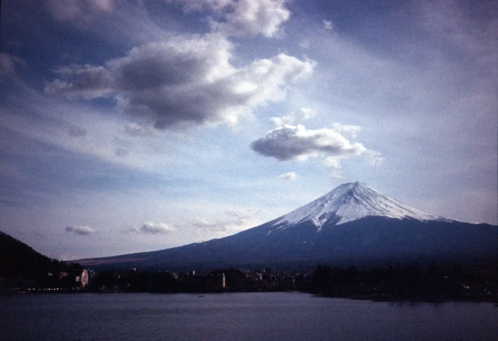 Mount Fuji with the Contax TVS on Fuji Sensia 400