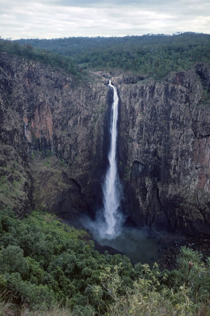 Wallaman Falls, June 2022. 65mm F6.5 @ F11.5. 1/8. Velvia 50.