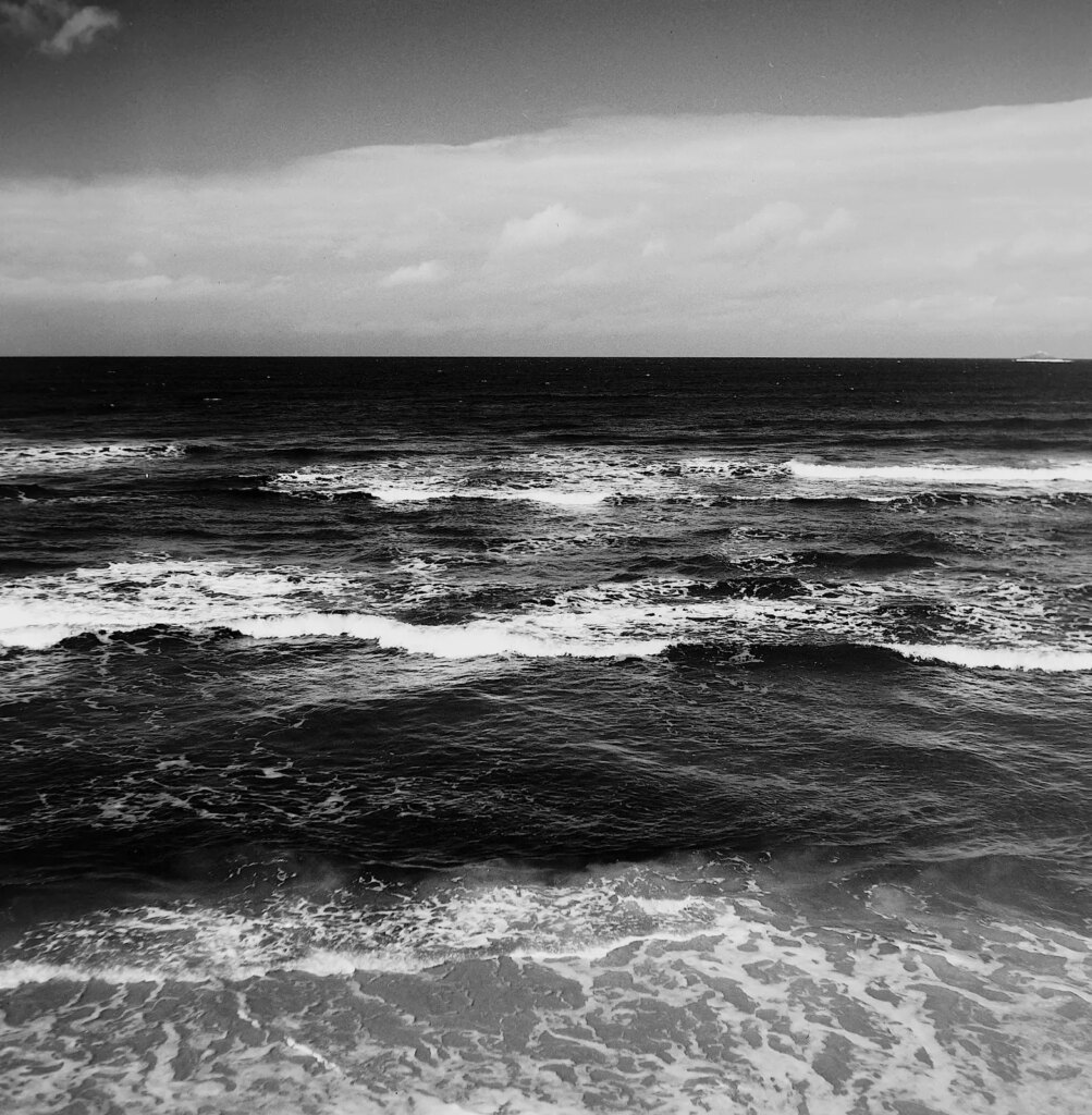 Pacific Ocean, St. Clair, Dunedin, New Zealand - Superpan 200 - IR 720 filter.