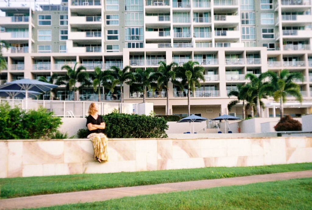 Sue at hotel