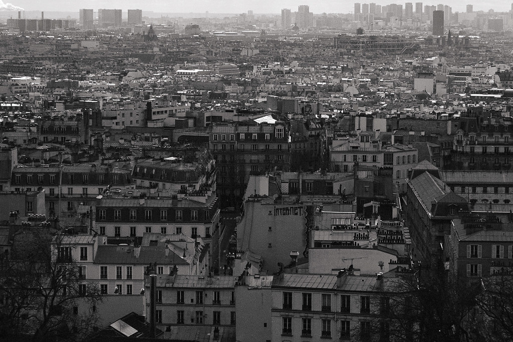 View from by the sacre coeur