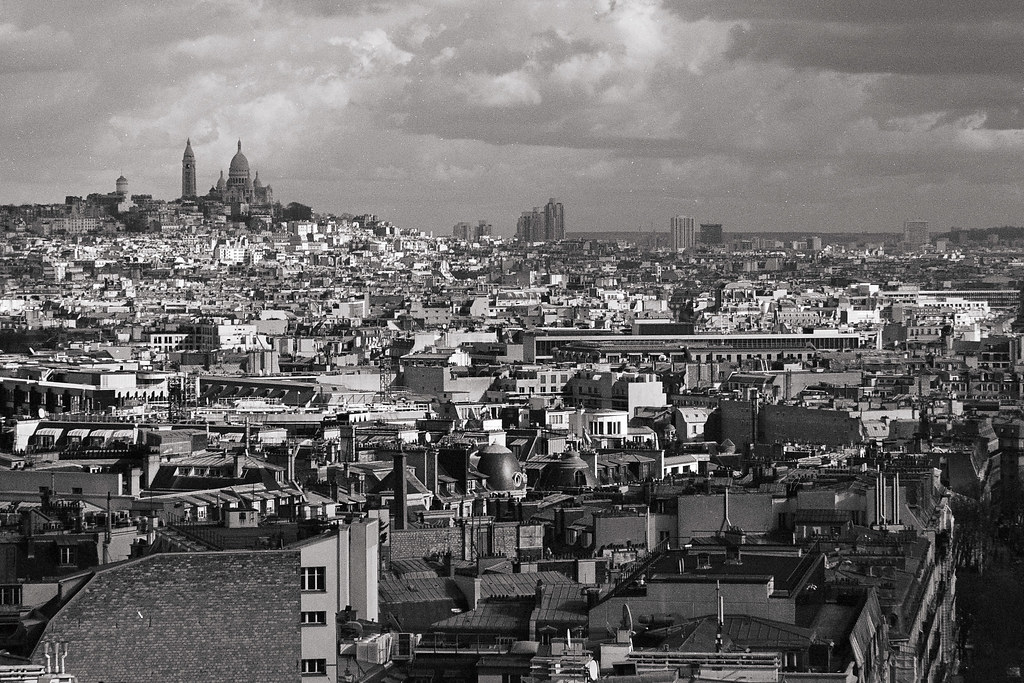 View from the arc de triomphe