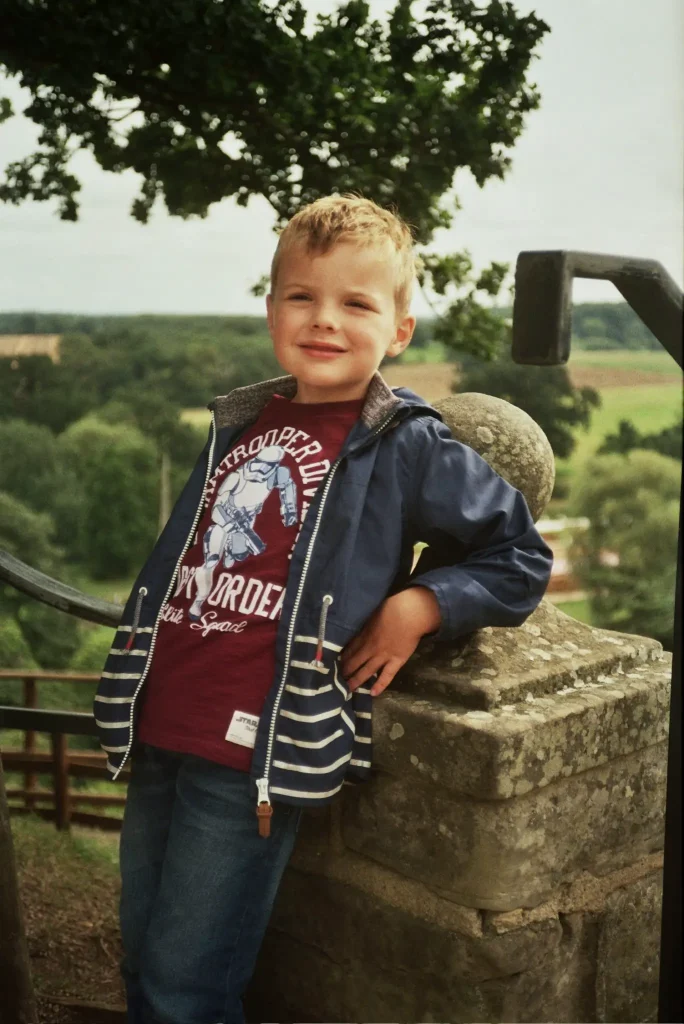 Grandson at Warwick Castle