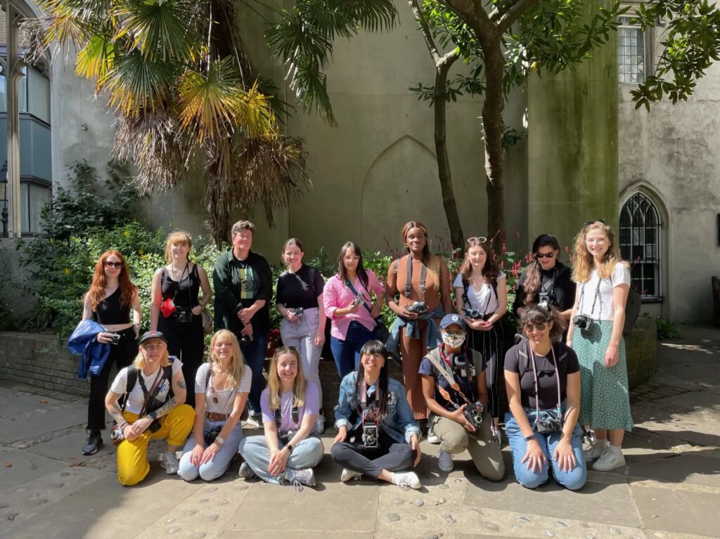 Group photo from the SheHeartsFilm London Photowalk