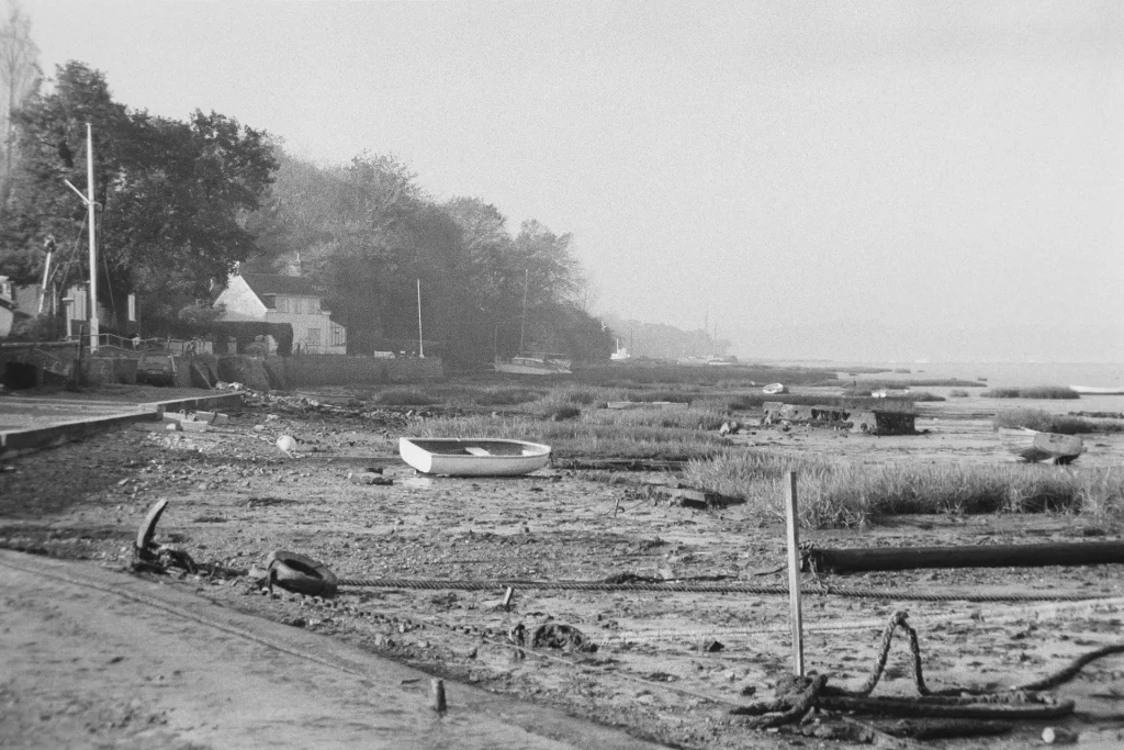 River bank with boat