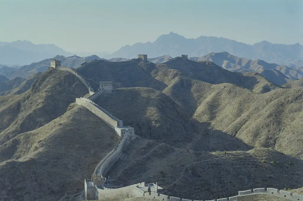 View of the Great Wall of China