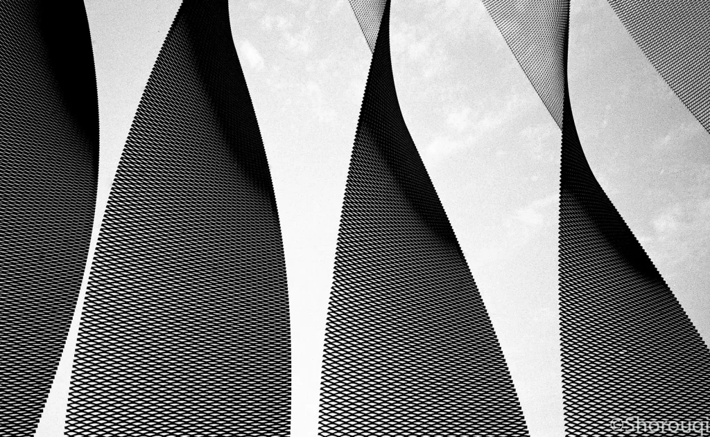 Photo of architecture made with Nikon 28ti using Ilford HP5+