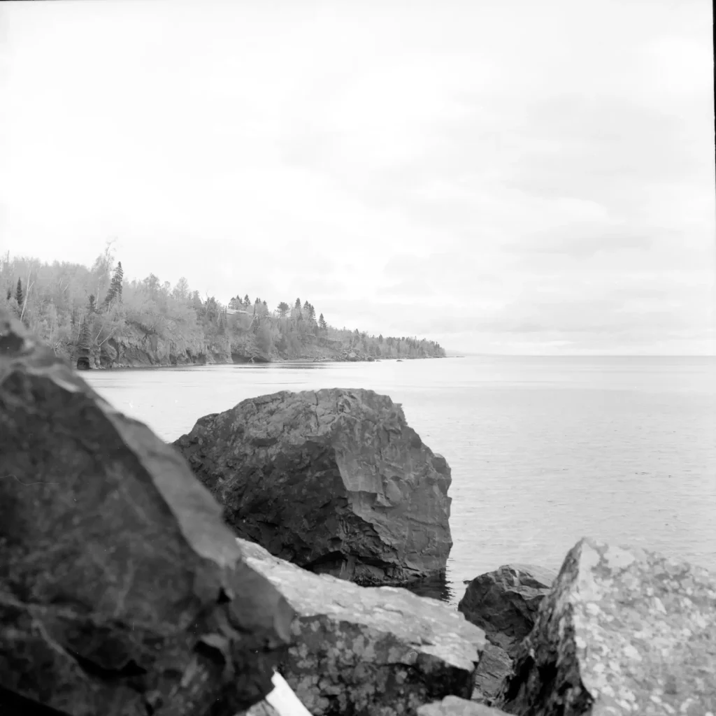 North Shore tanken with Rolleiflex 2.8C