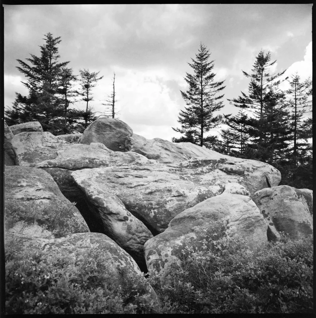 Rock formations peculiar of the Dolly Sods area.