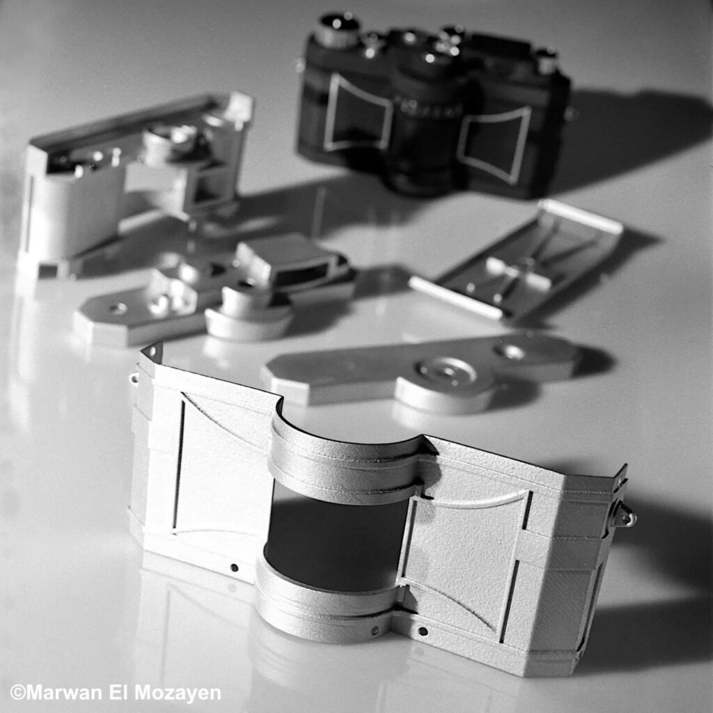 Modern Widelux prototype camera