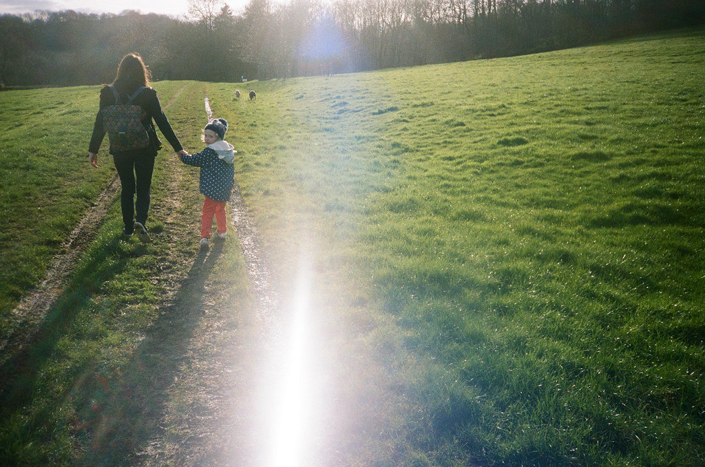 Family walk in Malvern