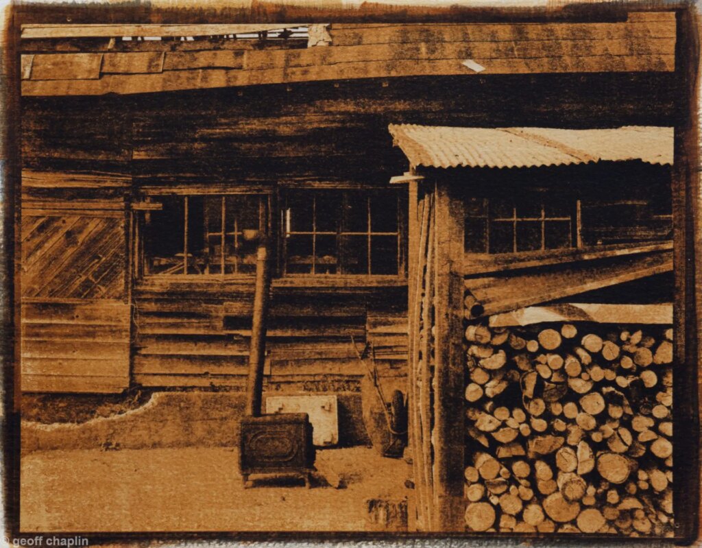 Hokkaido Barns glue prints from 8x10