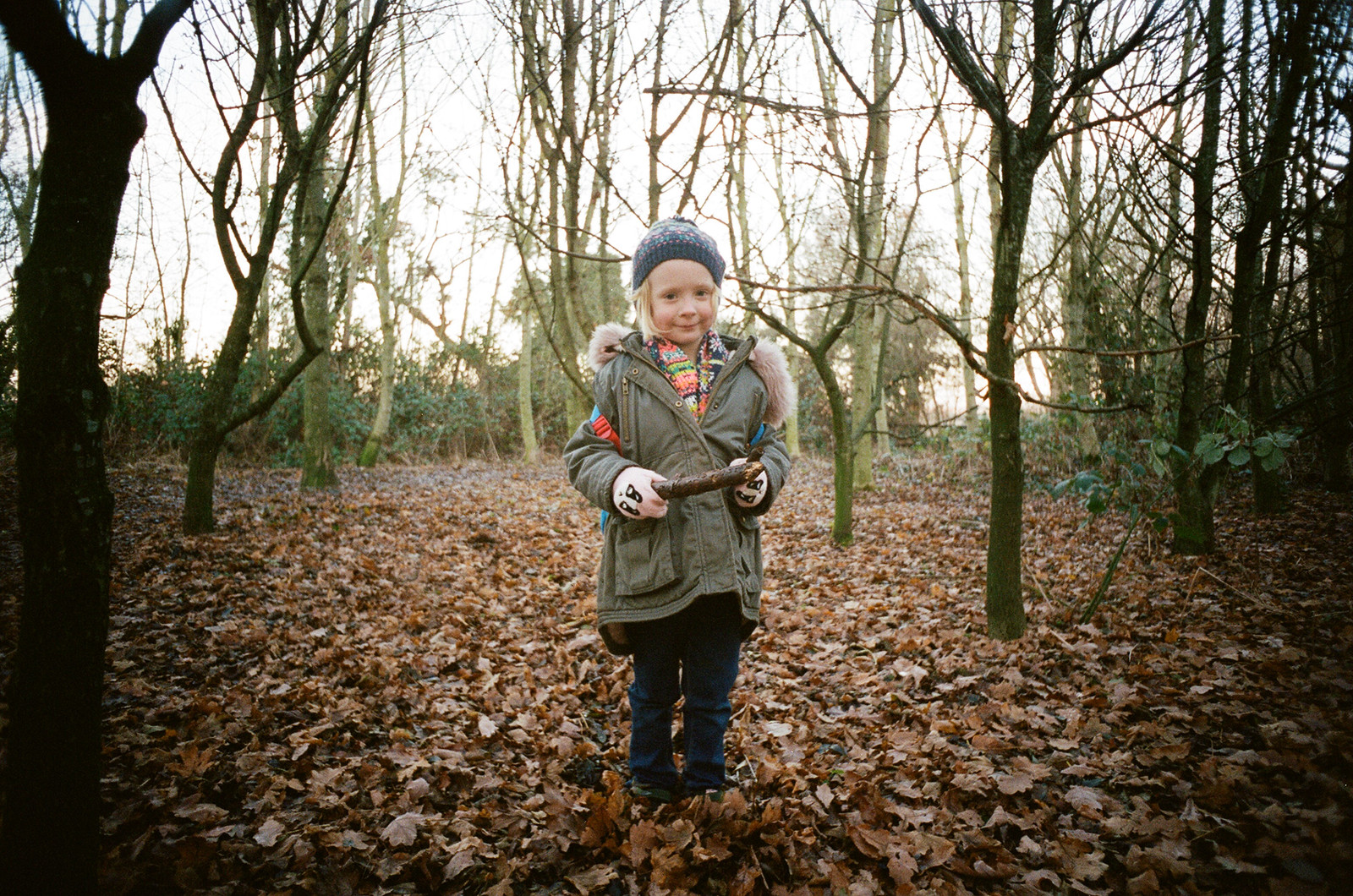 Connie in the woods