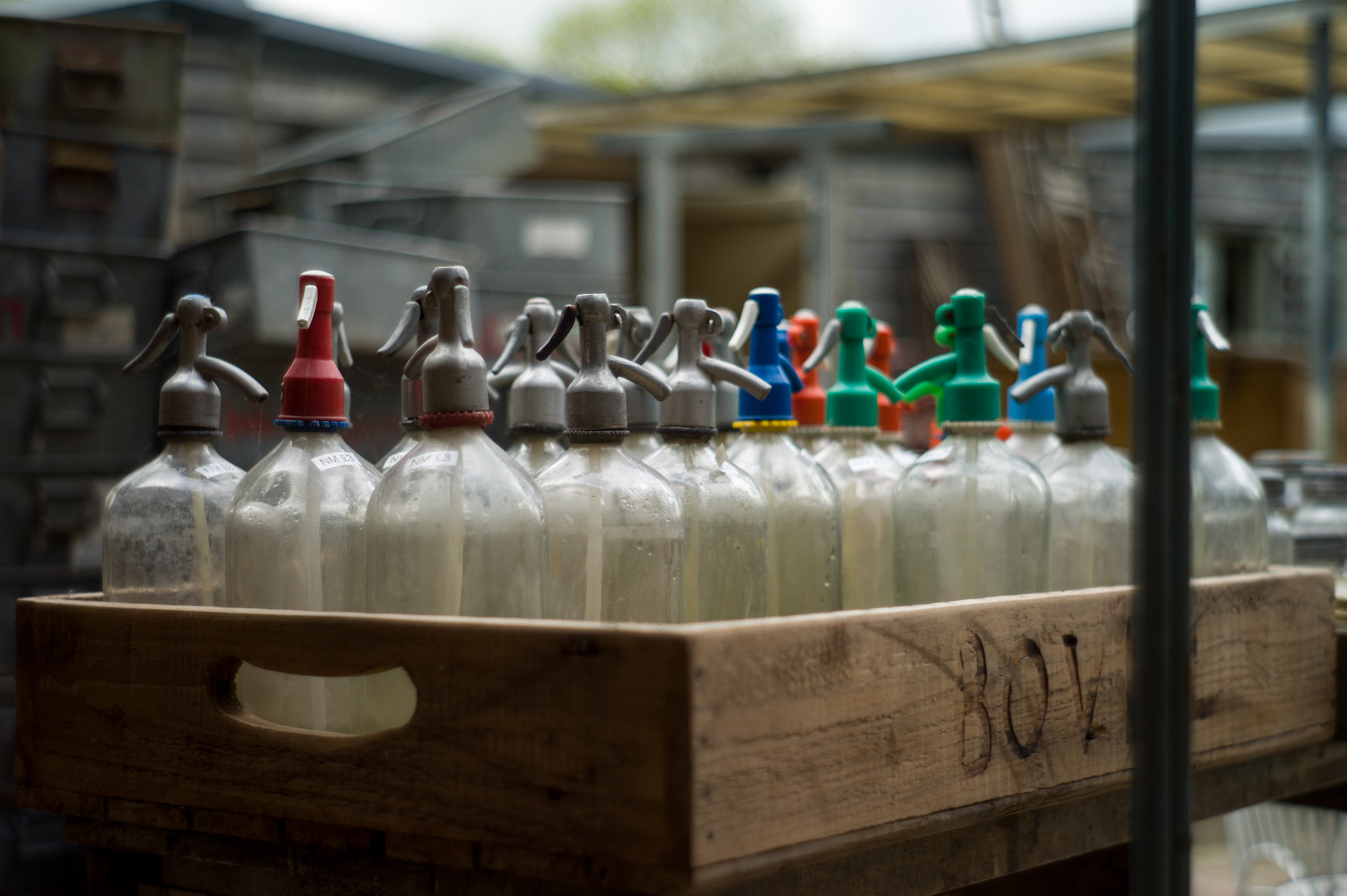 Soda bottles