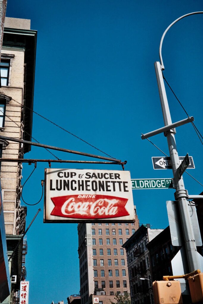 diner sign in NYC