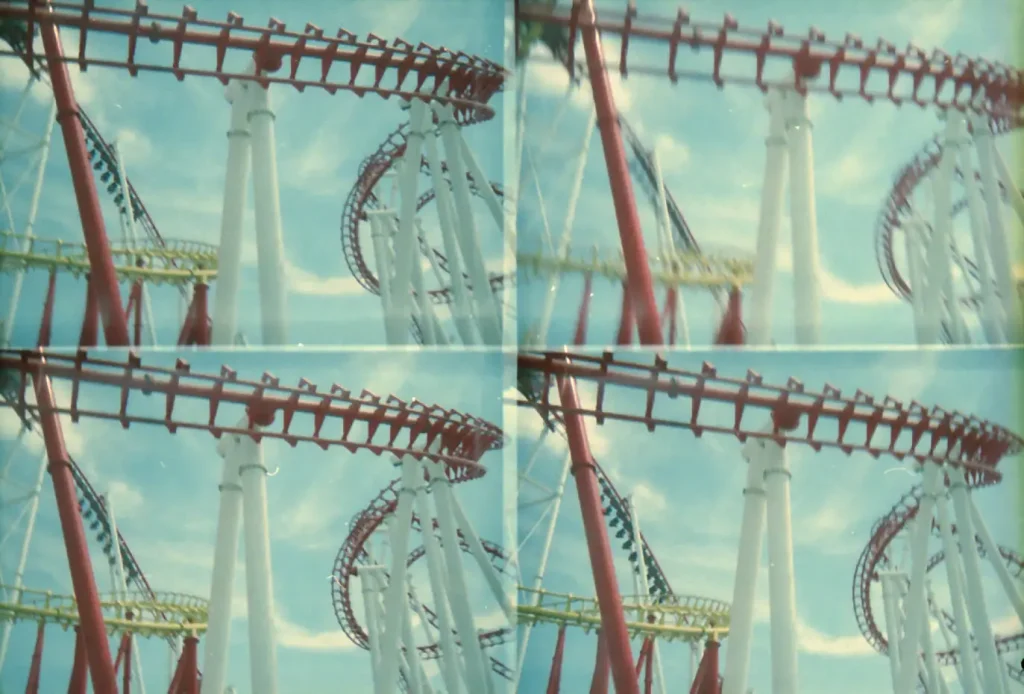 4 times rollercoaster