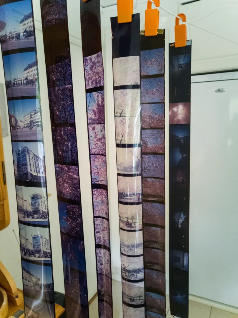 Developed slide films