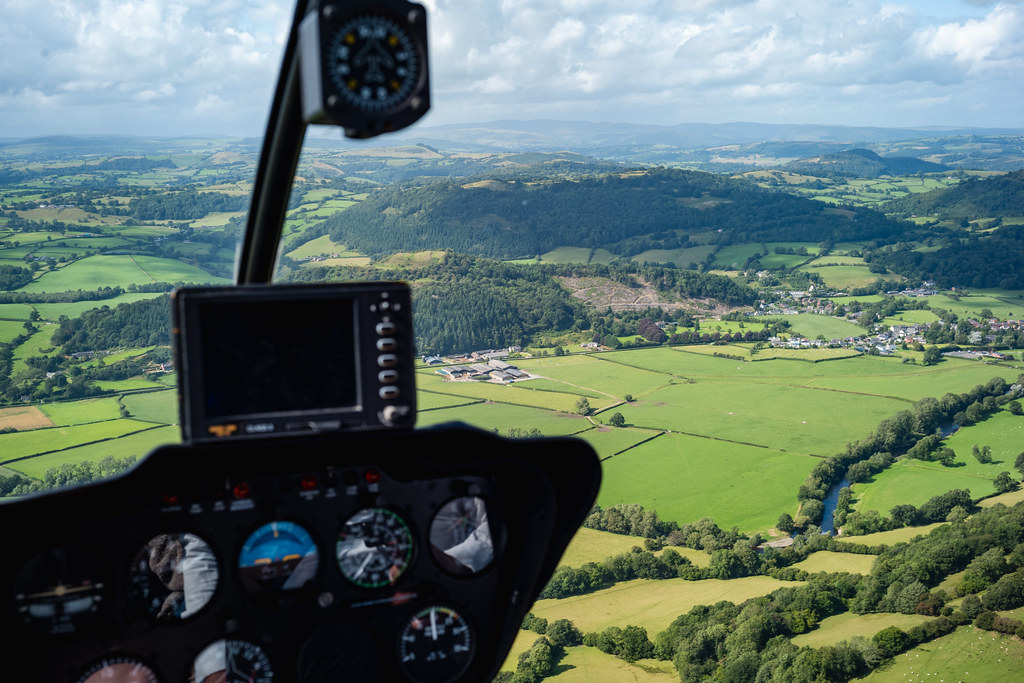 Helicopter Ride in Near Welshpool