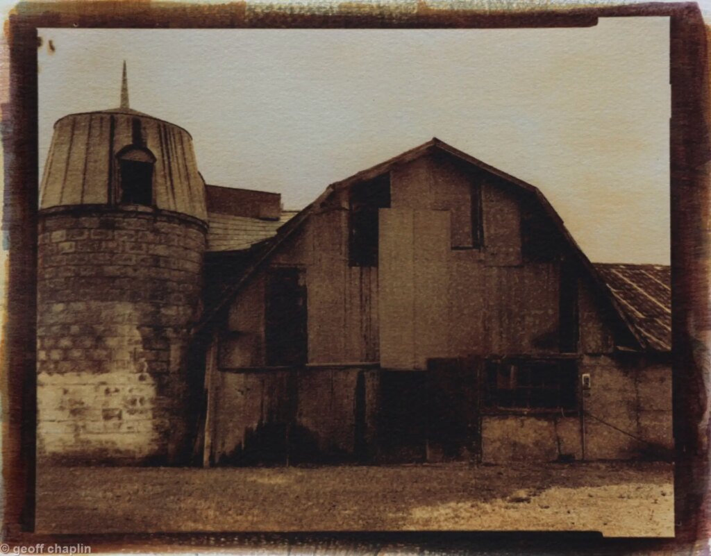 Hokkaido Barns glue prints from 8x10