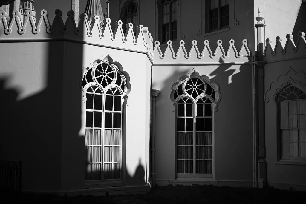 Royal Pavilion in stark morning light