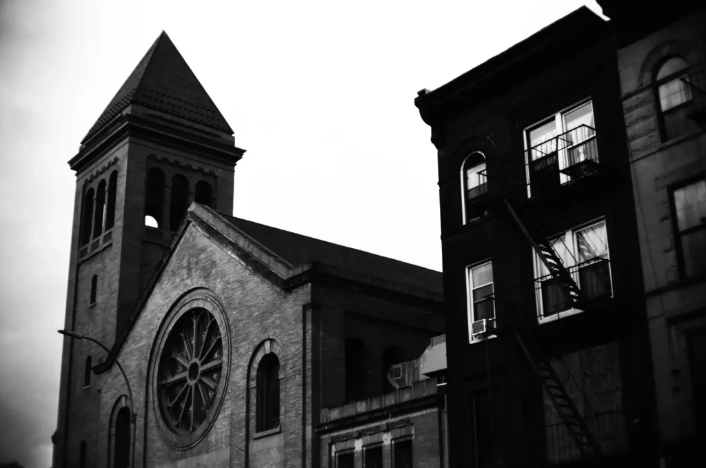 Church and Building in Brooklyn