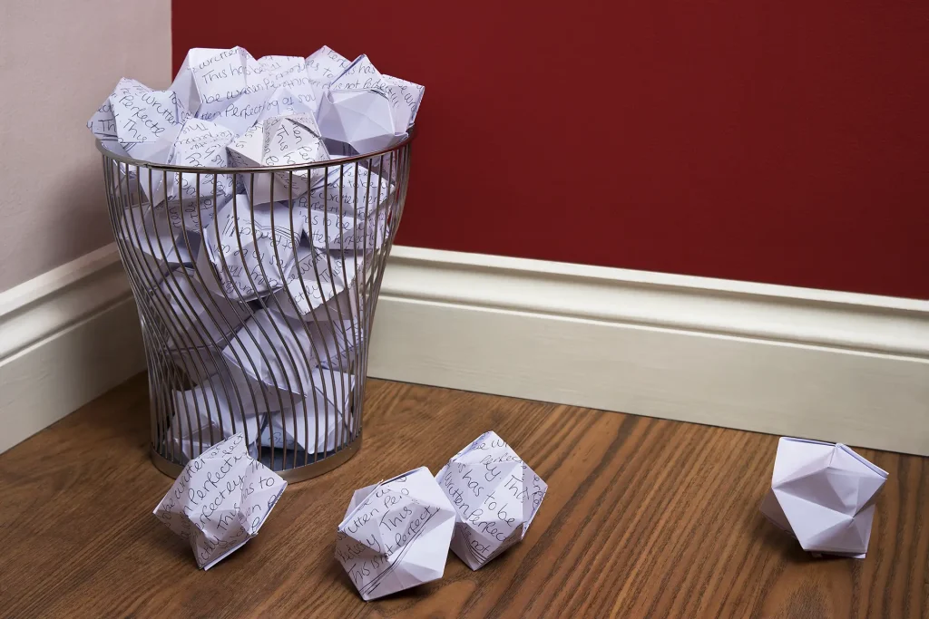 OCD waste paper bin origami