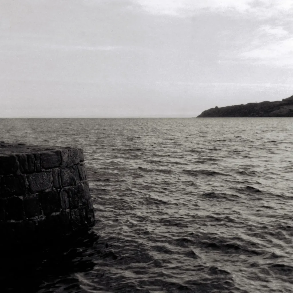 jetty sea and land 5 Frames with an AGFA Isolette