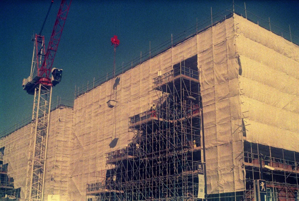 photo of building under construction