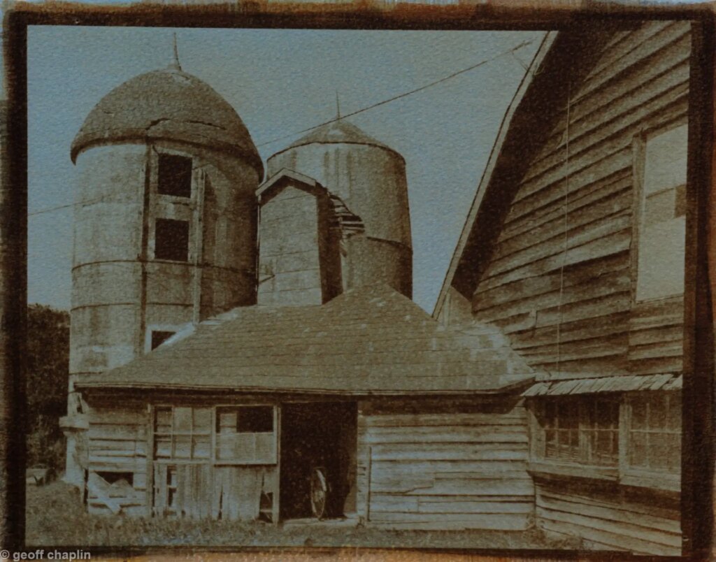 Hokkaido Barns glue prints from 8x10