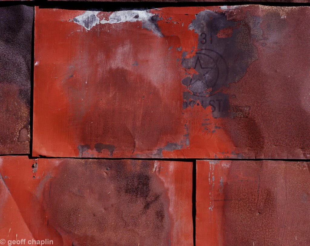 Hokkaido rusting steel panels