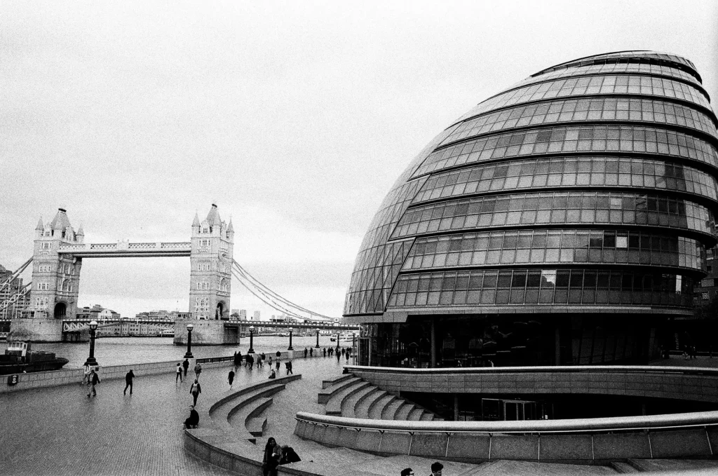 City Hall and Tower Bridge view