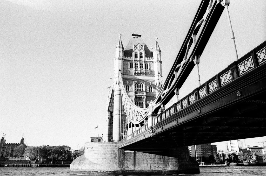 Tower Bridge south to north view