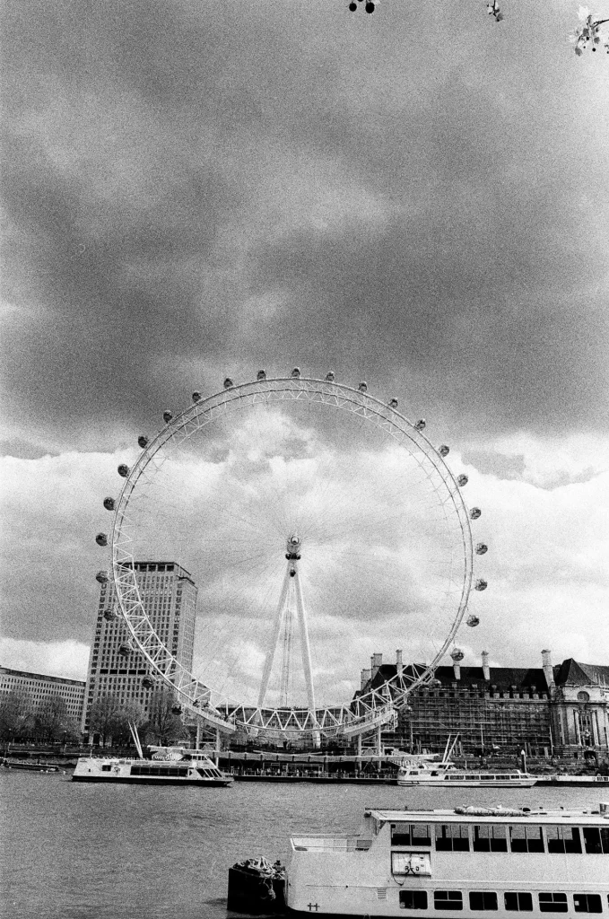 London Eye straight view