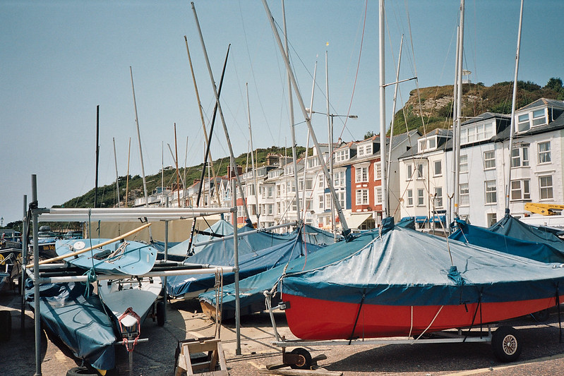Boats and houses in Aberdovey