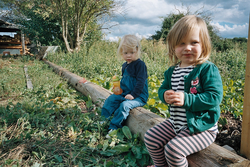 Connie and Maggie at Worcestershire Community Land Cooperative