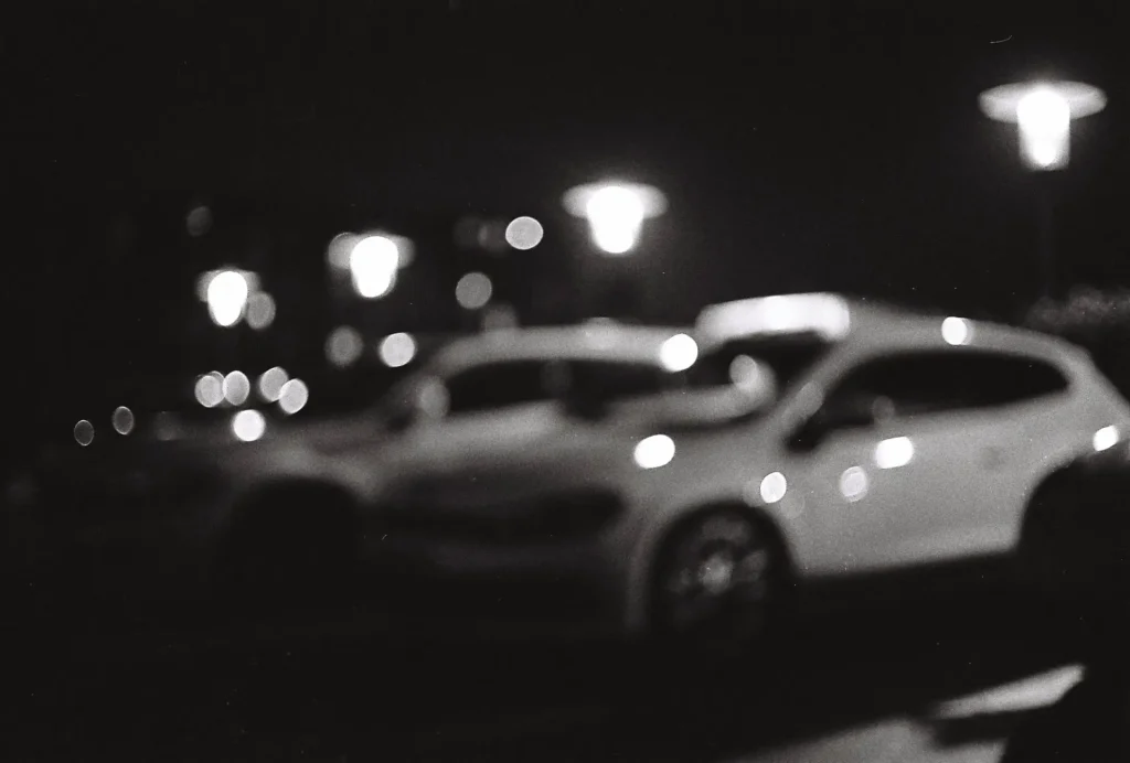 Out of focus car