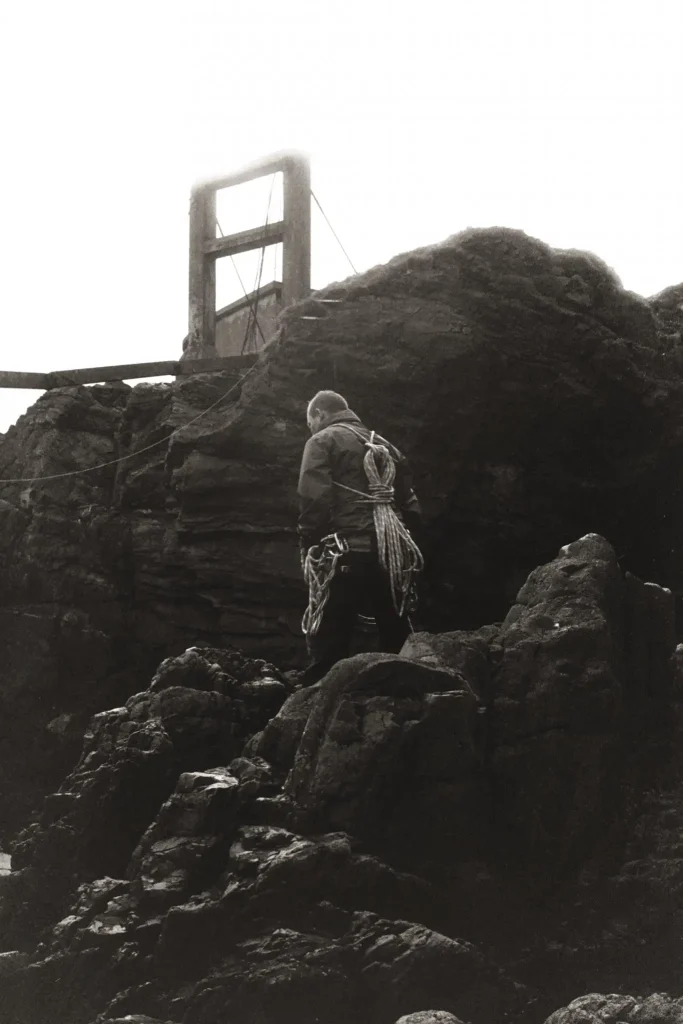 contemplative Scotland north sea