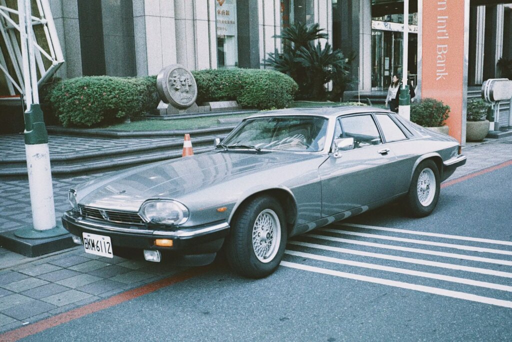 AQUA sample image - car parked on an urban street